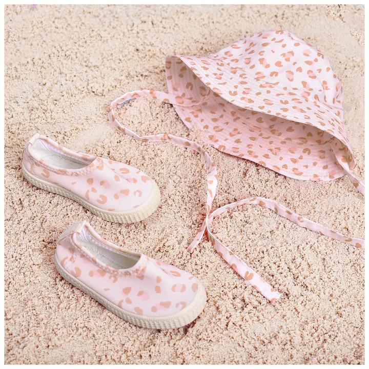 Produktbild Swim Essentials Lycra Badeslippers Old Leopard (26)