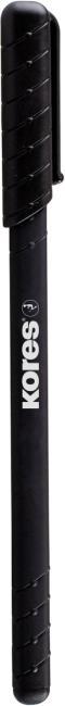 Produktbild Kores Einweg-Kugelschreiber K-Pen Super Slide K0, schwarz (Schwarz, 1 x)