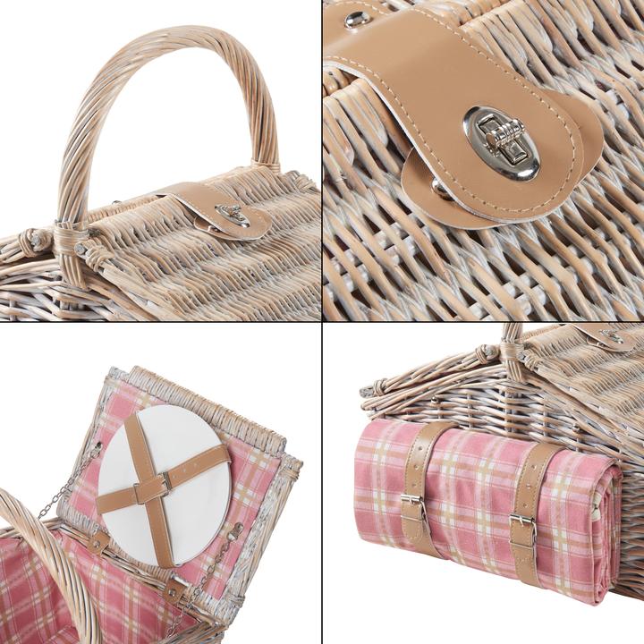 Produktbild Casa.Pro Picknickkorb Bucchianico für 2 Personen Komplettset