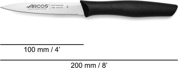 Actual product image Arcos Nova utility knife with plastic handle blade 100mm (10 cm)