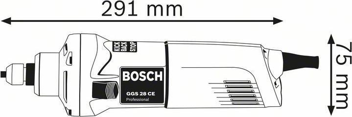 Produktbild Bosch Professional Geradschleifer GGS 28 CE (Geradschleifer, 380 W)