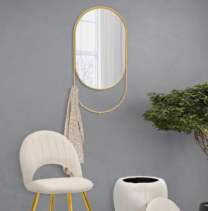 Produktbild Mauro Ferretti Wandspiegel mit Haken.5 (40 x 79.5 cm)