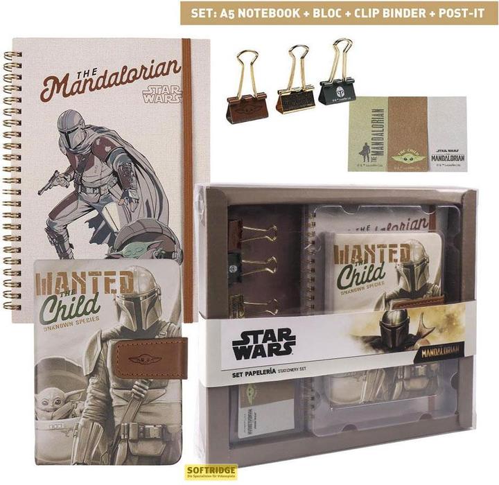 Produktbild The Mandalorian Schreibset Das Kind, braun