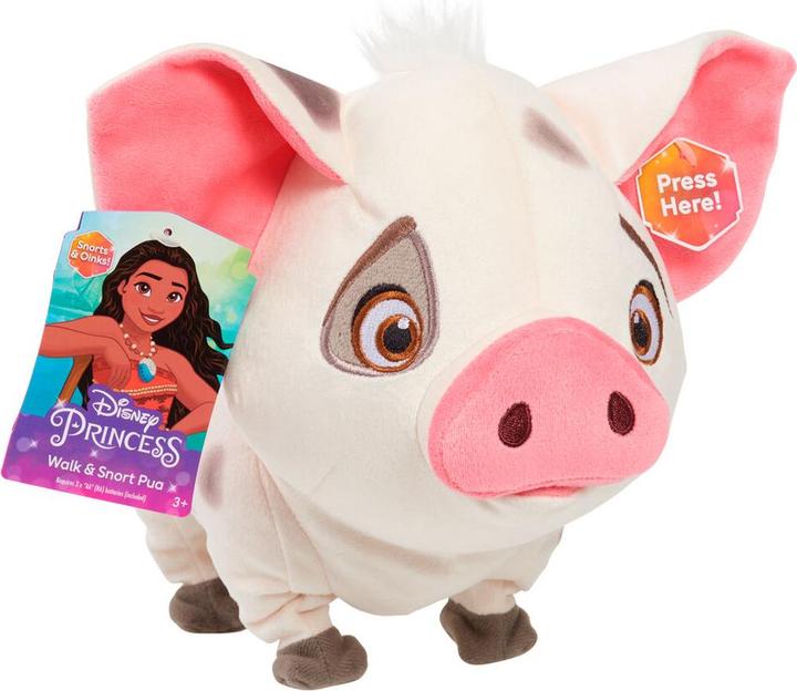 Actual product image Just Play Disney Vaiana 2 - Funktionsplüsch Pua (20 cm)