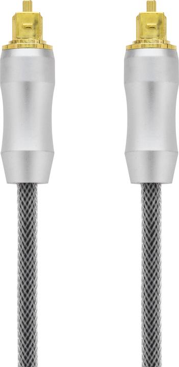 Produktbild Deltaco High End Toslink-Kabel, optisches digitales Audiokabel, 3 m, schwarz (3 m)