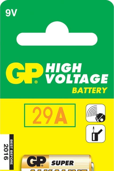 Productafbeelding GP Batteries Spezial-Batterie 29 A Alkali-M (1 Pcs., 18 mAh)