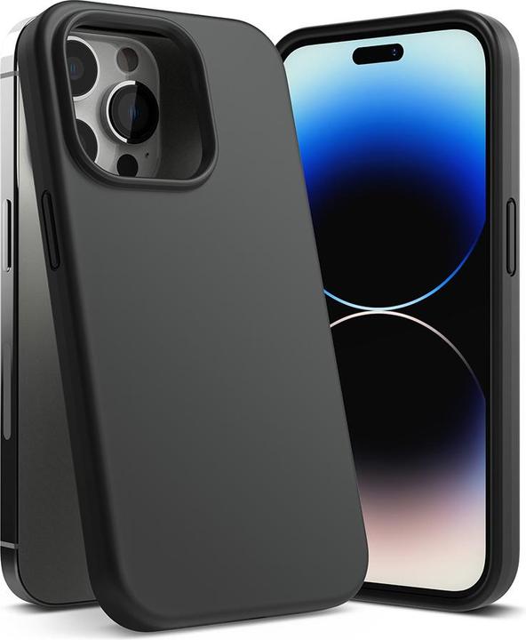 Actual product image Ringke Silicone Case for iPhone 14 Pro Max Silicone Cover Black (SI004E55) (Apple iPhone 14 Pro Max)