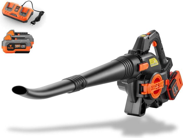 Produktbild Fuxtec 40 Volt 2in1 Akku-Laubbläser/-sauger Set FX-E2LBS-SET (Akkubetrieb, Laubsauger-& bläser)