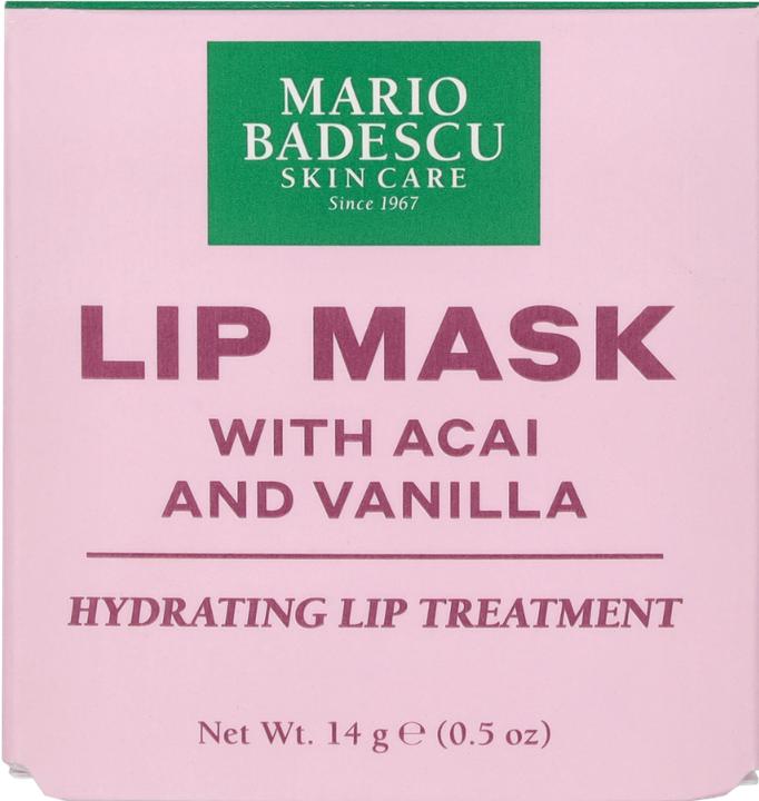 Actual product image Mario Badescu Lip Mask With Acai & Vanilla (14 ml)