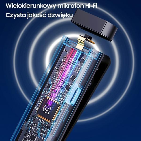 Actual product image Usams Bezprzewodowy mikrofon krawatowy ENC 2.4G Lavalier Microphone Lightning ZB244MKF01 (U