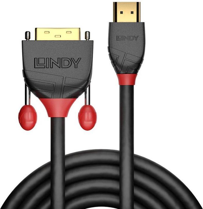 Immagine prodotto Lindy HDMI (Typ A) — DVI (2 m, HDMI, DVI)