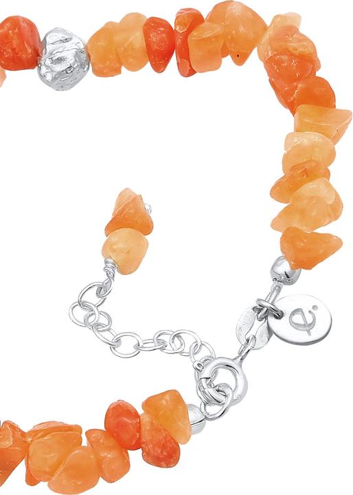 Immagine prodotto Elli Bracciale con pietre preziose (16 cm, Plastico, Argento 925, Avventurina)