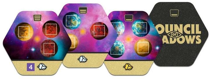 Actual product image Ravensburger The Council of Shadows (German, French, English)