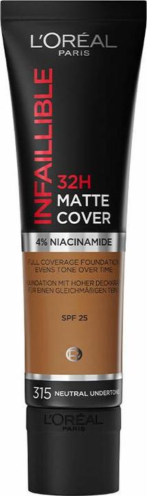 L'Oréal Paris L’Oréal Professionnel INFALLIBLE 32H matte cover SPF25 #315 neutral undertone 1 u (#315 neutral undertone)