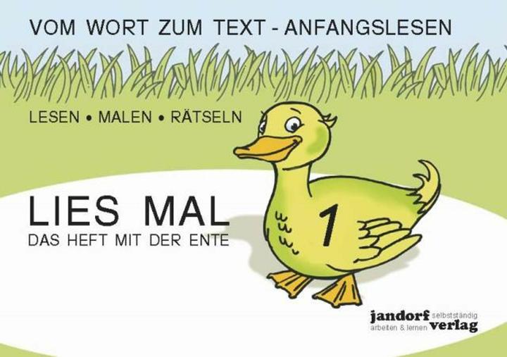 Actual product image Lies mal 1 - Das Heft mit der Ente. Grossbuchstaben (German, Peter Watchendorf, 2015)