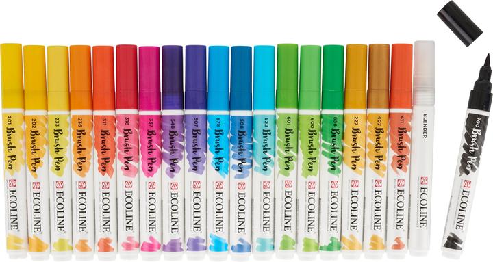 Produktbild Talens Brush Pen (Mehrfarbig, 20 x)