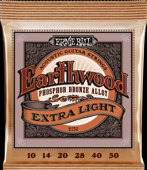 Image du produit Ernie Ball Bois de terre extra léger (6 x, Guitare, 0.05")