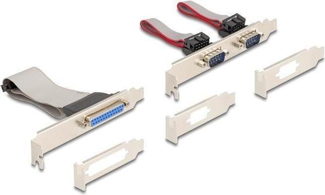 Actual product image Delock Mini PCIe I/O PCIe full size 1 x parallel, 2 x serial