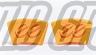 Cane Creek eeLogo, 2 Stück, orange, eeBrake Bremse