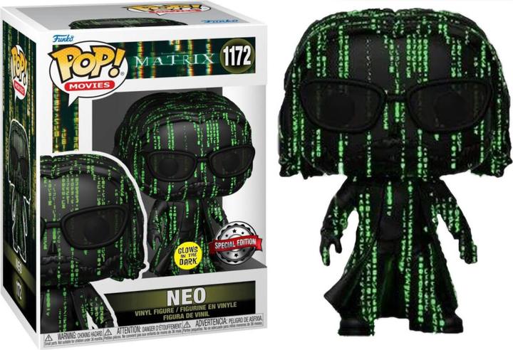 Actual product image Funko Pop! The Matrix : Neo (1172) (GITD) EXM