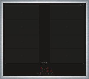 Produktbild Siemens iQ700, Induktionskochfeld, 60 cm, herdgesteuert, Schwarz, Mit Rahmen aufliegend, EY645CXB6E