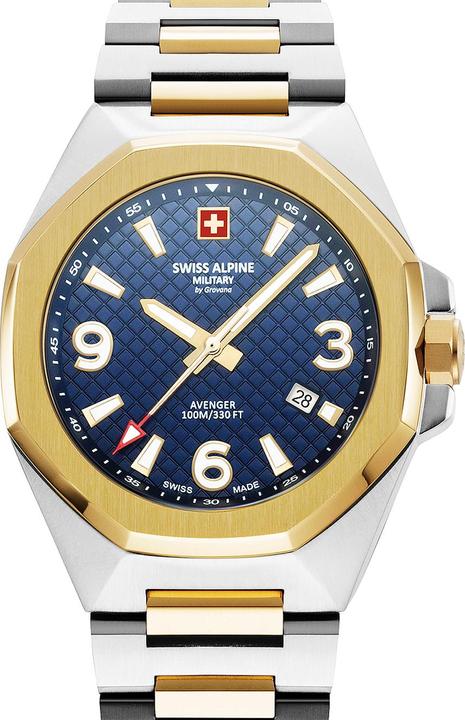 Swiss Alpine Military 7005.1145 Avenger Herrenuhr 42mm 10ATM (Analoguhr, 42 mm)