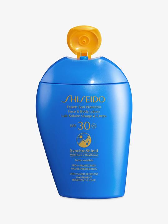 Actual product image Shiseido Expert Sun Protector Face and Body Lotion (Sun cream face, Sun stick, SPF 30, 150 ml, 150 g)