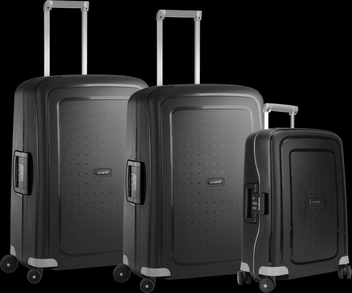 Samsonite S'cure Spinner 55+69+69 cm Black Kofferset (79 l)