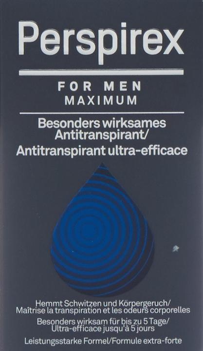Actual product image Perspirex for men Maximum (Roll-on, 20 ml)