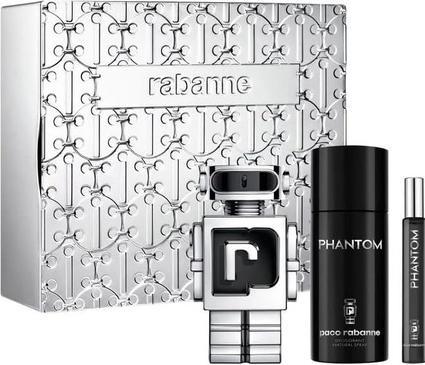 Actual product image Paco Rabanne SET Phantom Men EDT spray 100ml + DEO spray 150ml + EDT 10ml (Eau de toilette)