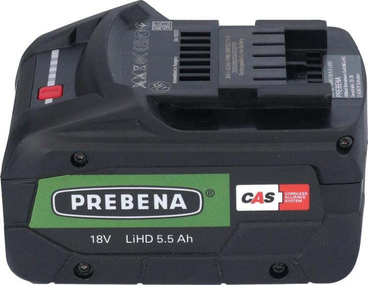 Produktbild Prebena Hochleistungsakku LIHD 5,5 Ah / 18 V (18 V)