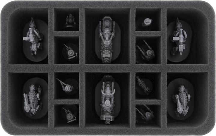Actual product image Feldherr HS065A007 - Foam inlay for Wild West Exodus - 14 miniatures (Foam material)