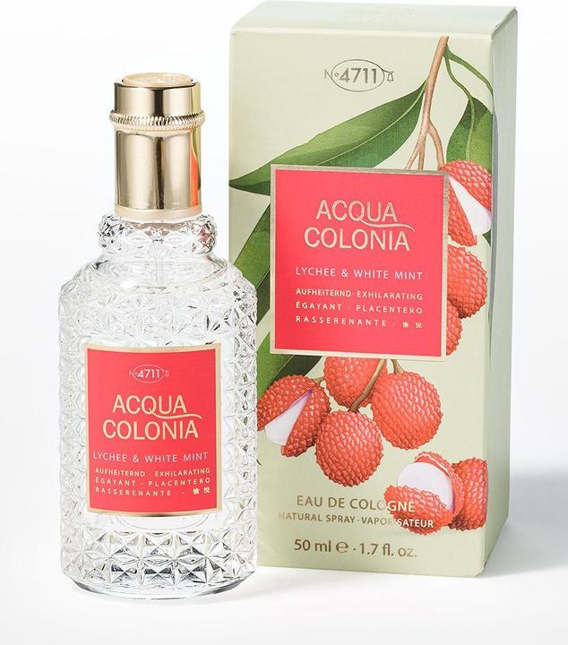 Actual product image Acqua Colonia 4711 Acqua Colonia Lychee & White Mint Eau de Cologne 50 ml (Eau de cologne, 50 ml)