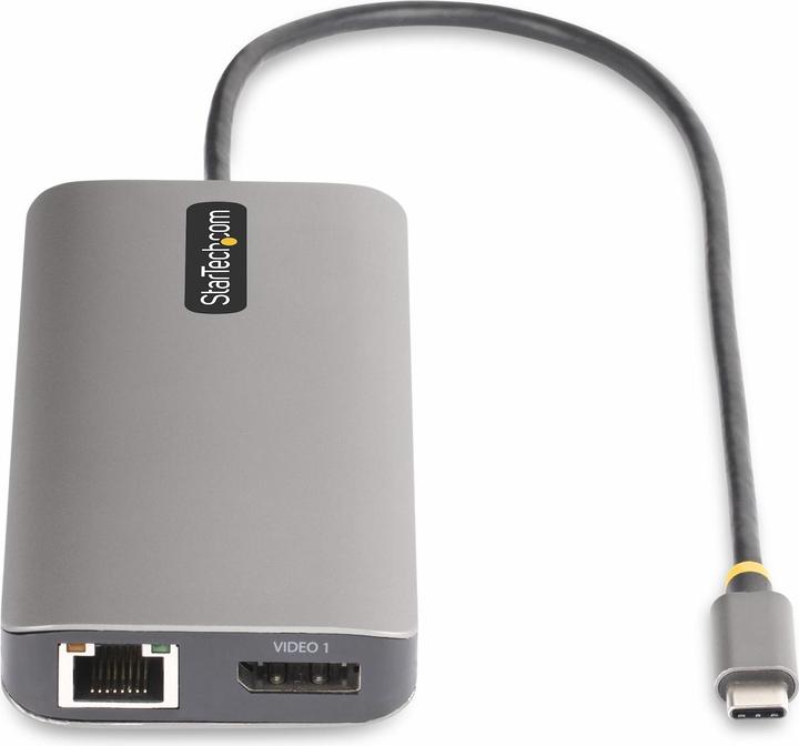 Produktbild StarTech COM Drei Monitor USB-C Multiport Adapter 2x 4K 60Hz + 4K 30Hz HDMI & DP 4x USB-A 100W GbE L (USB-C, 4 Ports)