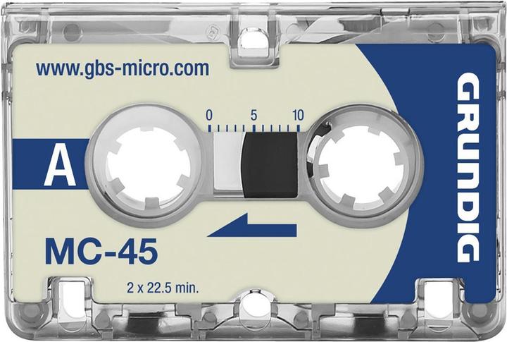 Grundig Microkassetten MC45 (3er- Pack)