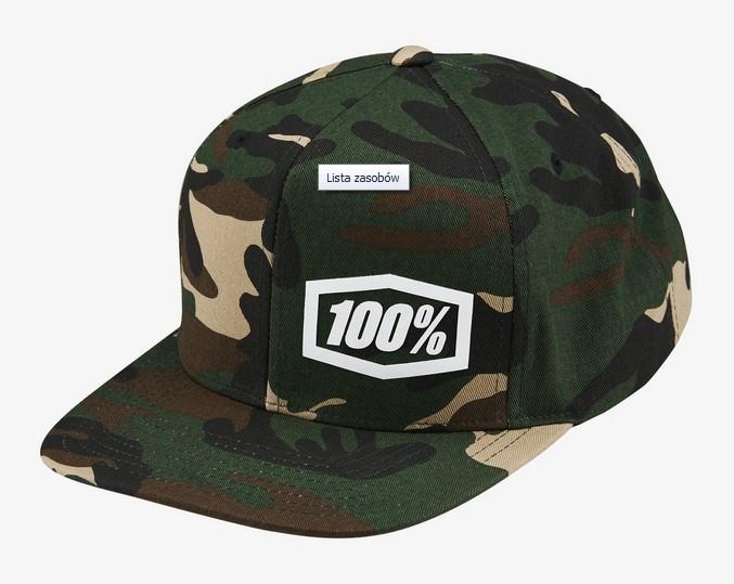 Actual product image 100% Machine Snapback Hat (One size)
