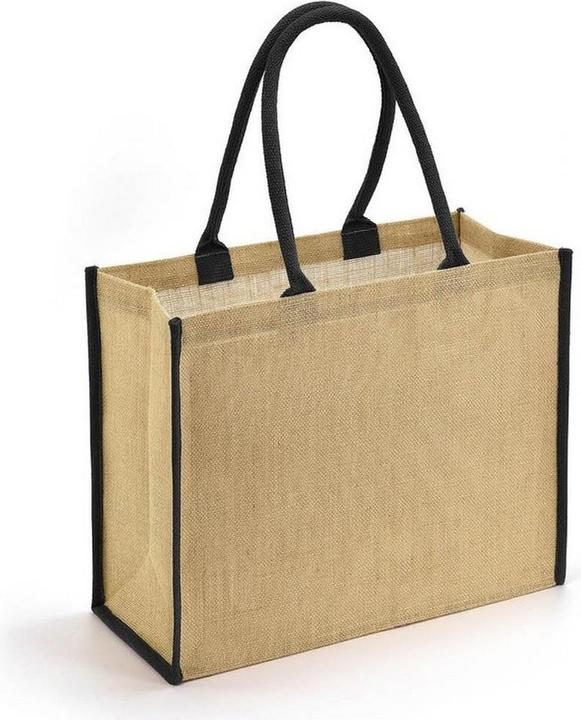 Immagine prodotto Universal Textiles Rete da shopping con strisce di juta colorate a contrasto (26 l)