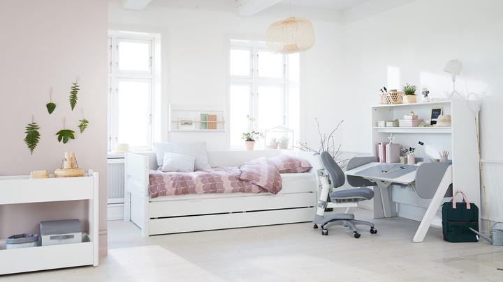 Actual product image Flexa Bed White with pull-out bed and 2 drawers (90 x 200 cm)