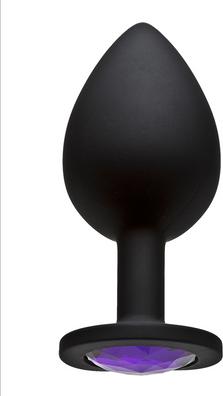 Actual product image Doc Johnson Spade Large -Jeweled Wearable Silicone Pl