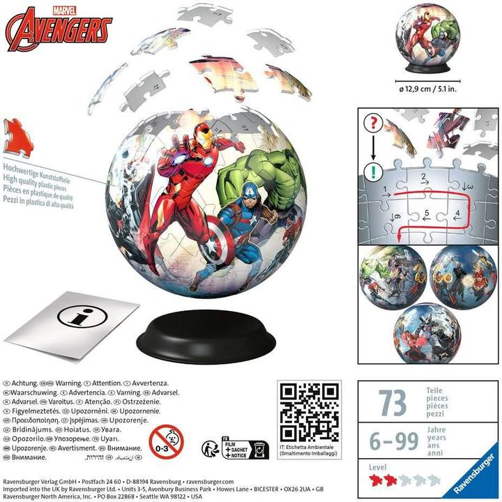 Actual product image Ravensburger Marvel Avengers (72 pieces)
