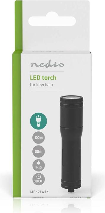 Produktbild Nedis LED Schlüsselring Taschenlampe, 100 lm (1.50 cm, 100 lm)