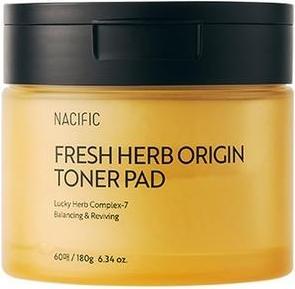 Actual product image Nacific Fresh Herb Origin Cotton Facial Pads Toner Pads 60 Sheets for Radiance