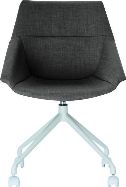 Actual product image Paperflow 2 shell chairs LUGE CHLUGEX2.13.11 anthracite fabric