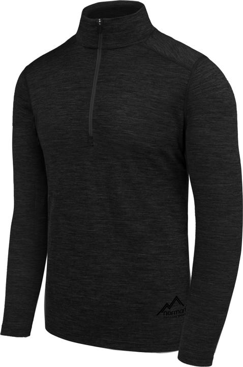 Produktbild Normani Herren Merino Langarm mit 1/4 Zipper Canberra (4XL)