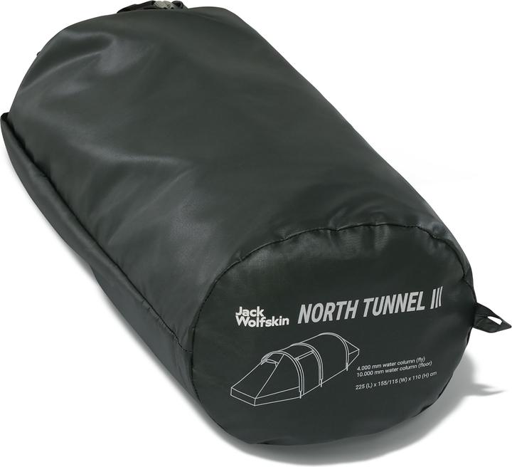 Actual product image Jack Wolfskin North Tunnel III (Tunnel tent, 4.45 kg, 3 persons)