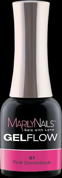 Immagine prodotto Marily Nails GELFLOW - 51N Dominanza rosa (51N Dominanza rosa, Smalto per unghie effetto gel)