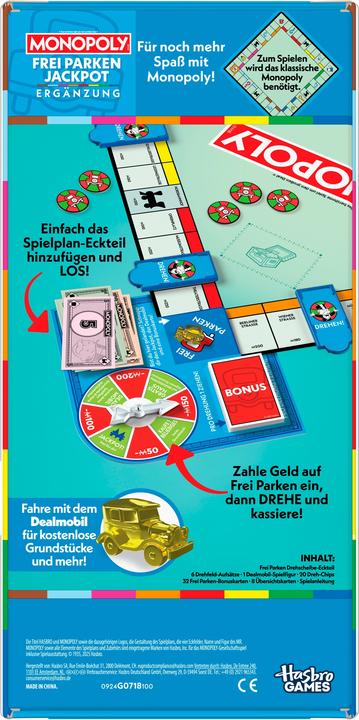 Produktbild Hasbro Gaming Monopoly Free Parking Jackpot (Deutsch)