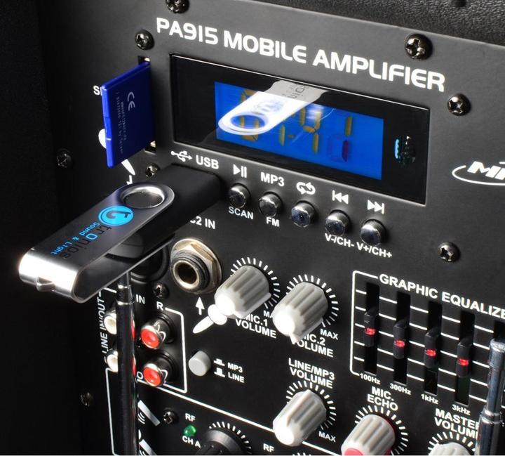Image du produit Vonyx Système de sonorisation SPJ-PA915 (Actif, 1x 700 W)
