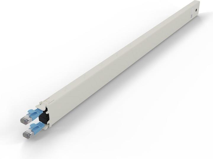 PATCHBOX one / Cassette / 30RU / Cat 6A, STP, 1.8 m, Blau (U/FTP, CAT6a, 1.80 m)