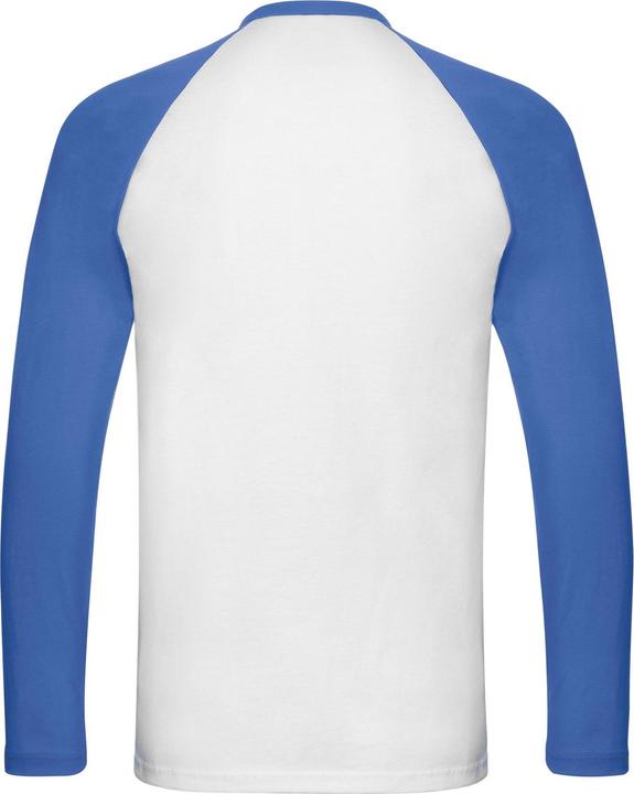 Produktbild Fruit of the Loom Adult Contrast Langarm Baseball TShirt (XL)